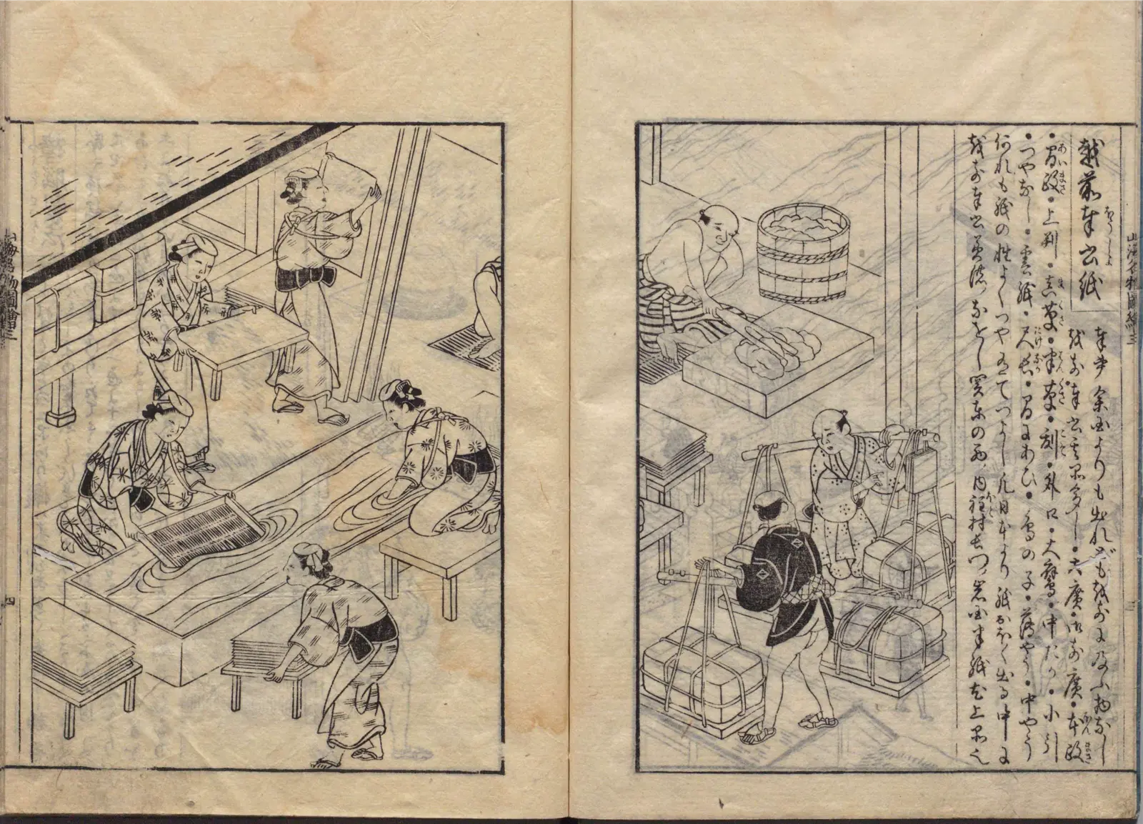 越前奉書紙の図
