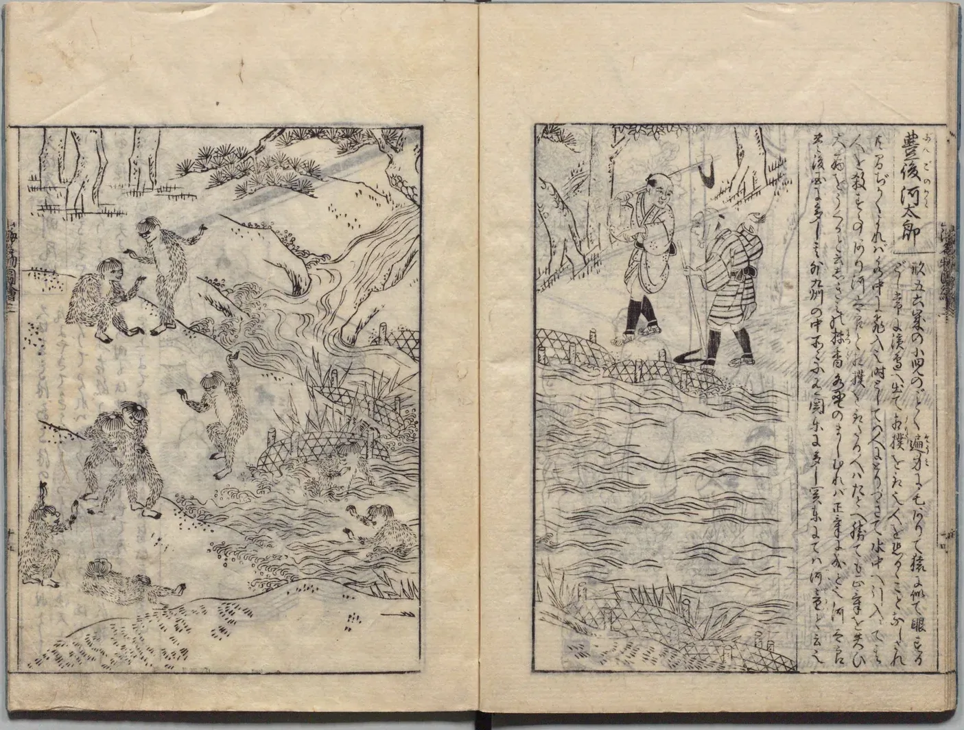 豊後河太郎の図