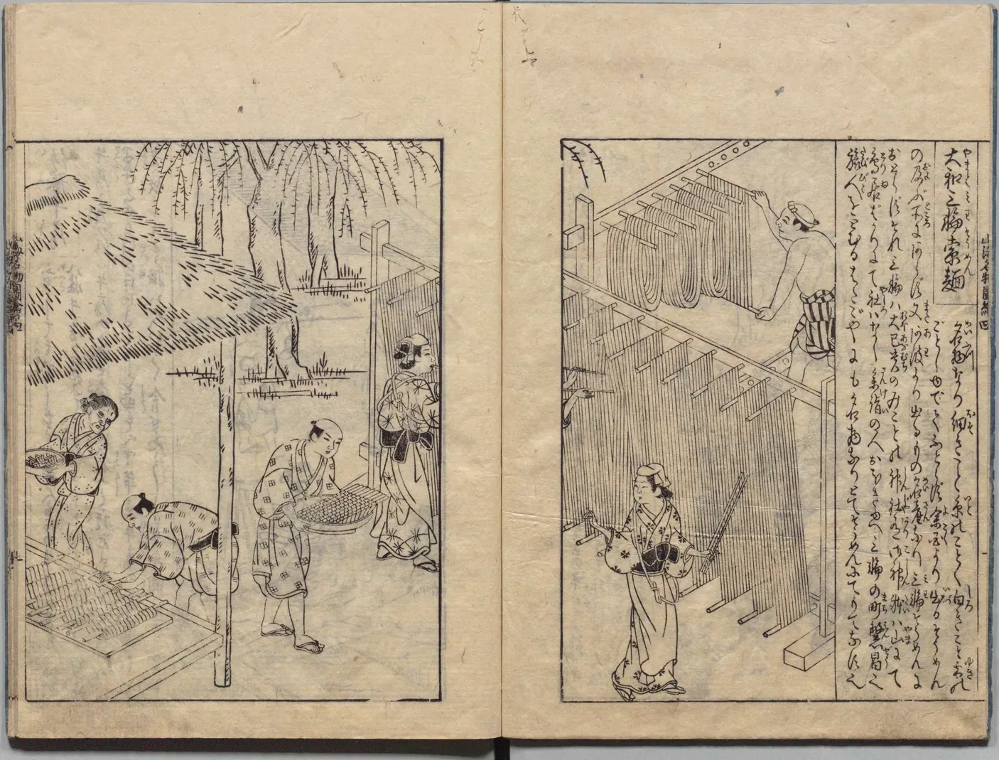 大和三輪そうめんの図