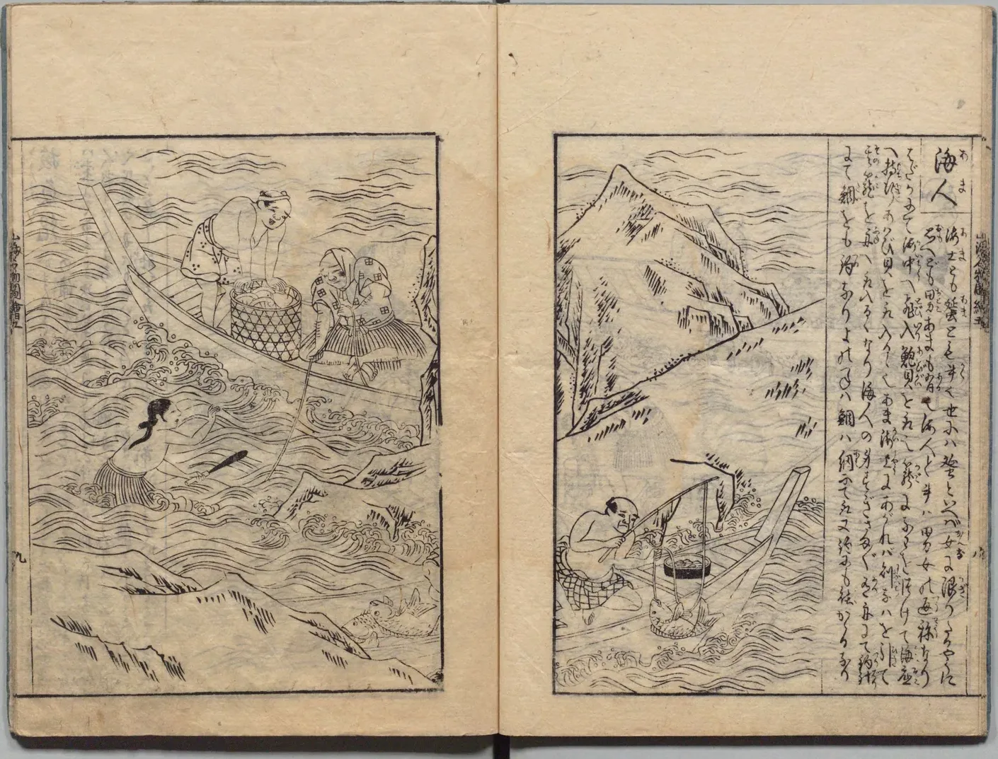 海人（あま）の図