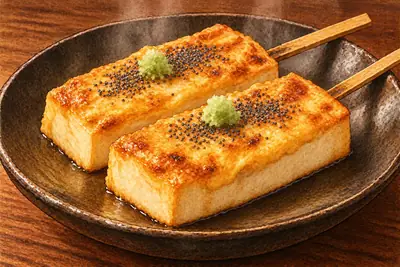 鶏卵でんがくの挿絵