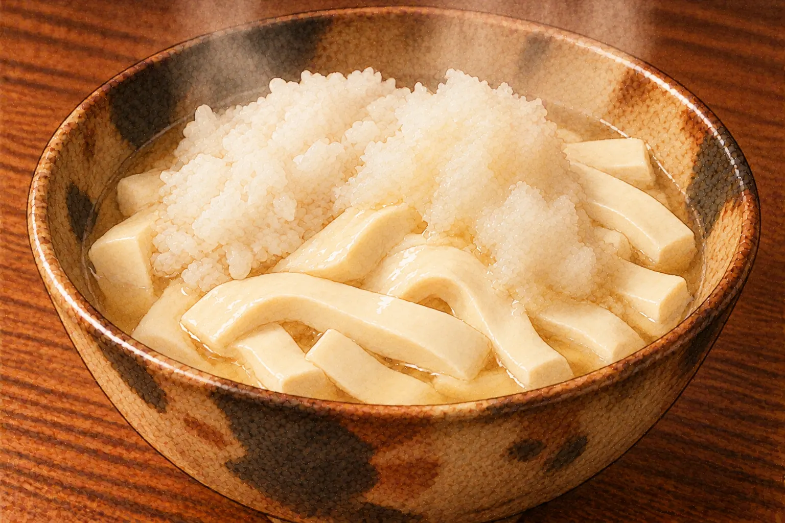 雪消飯・うづみ豆腐